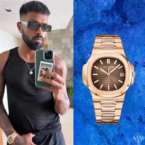 patek philippe nautilus hardik pandya